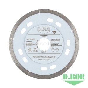 D.BOR алмазный диск Ceramic Slim Perfect C-8 (125) #1 logo